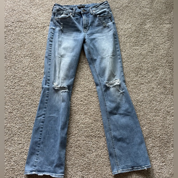 Silver Jeans Suki Mid Rise Slim Bootcut Jeans - Picture 1 of 5